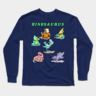 dinosaurus friends Long Sleeve T-Shirt